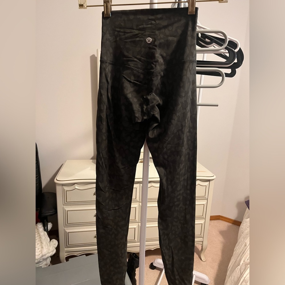Lululemon align pants size 0 camo print